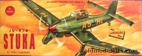 Lindberg 1/48 Junkers Ju-87B Stuka Dive bomber, 524-98 plastic model kit